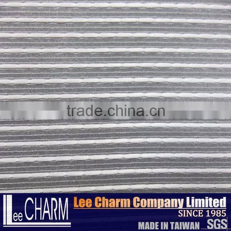 Shimmer Striated Tulle Organza Textile Fabric