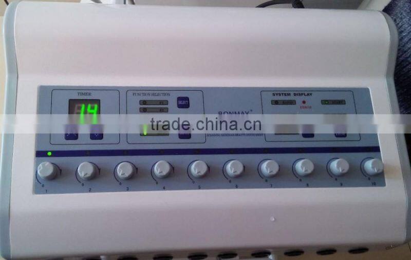 BS-668BP EMS skin tightening electrostimulation/ electro weight loss training suit and compex tens muscle stimulator products