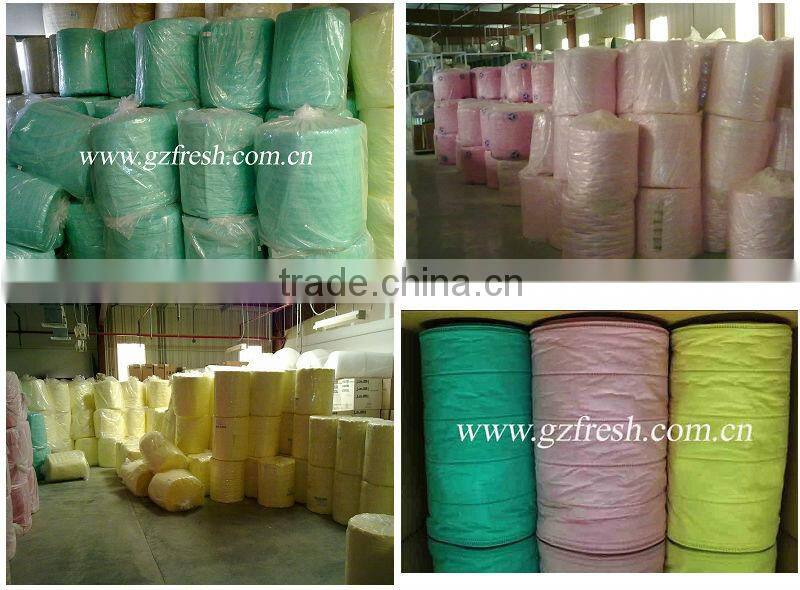 Ultrasonic stitched media/nonwoven pocket filter material (manufacturer)