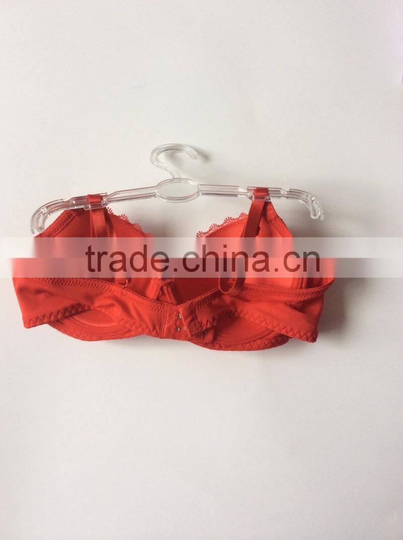 Comfortable Seamless Red Lace Bra