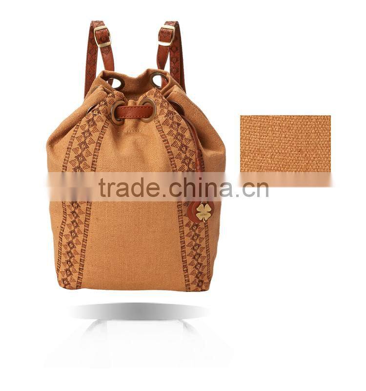 small quantity acceptable high quality wholesale custom leather strap backpack production