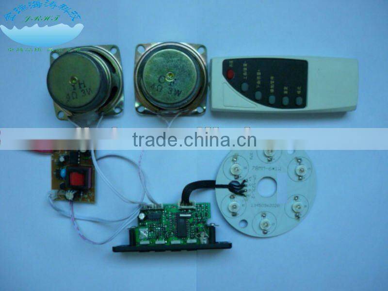 JR-MQ01 audio led crystal disco magic ball with sd usb