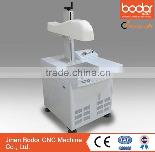 Used metal portable fiber laser marking machine price from jinan bodor