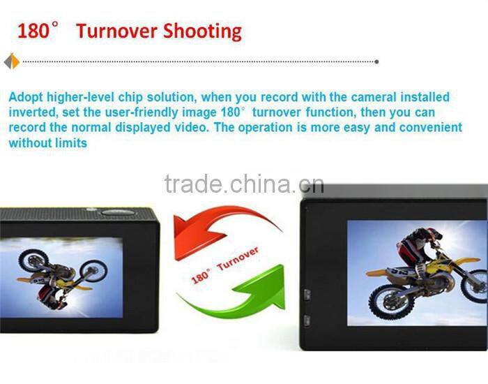 2.0 inch LCD screen 170 degree angle full HD 1080p sport wireless action camera