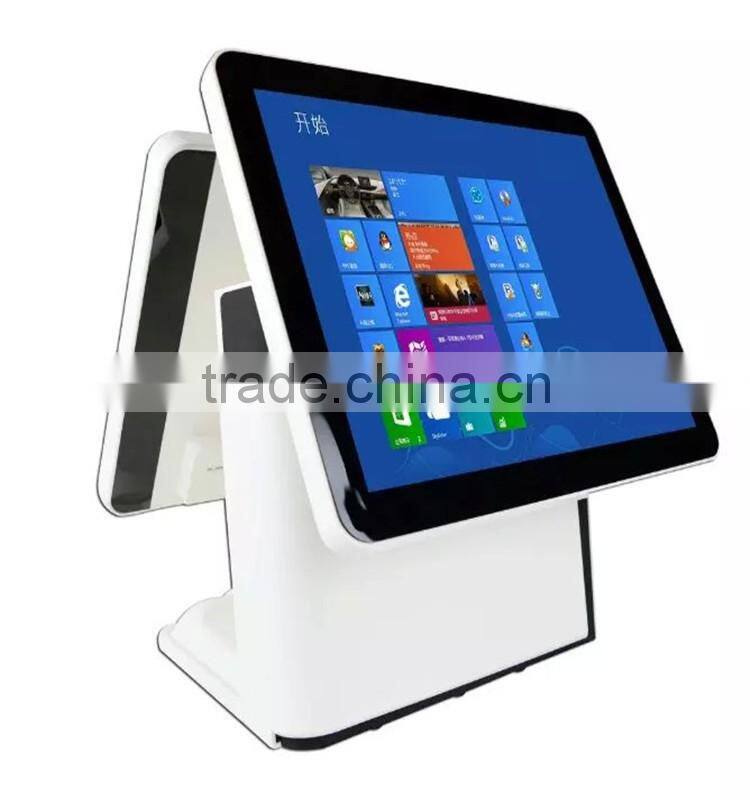 Dual screen android tablet pos terminal Gc066