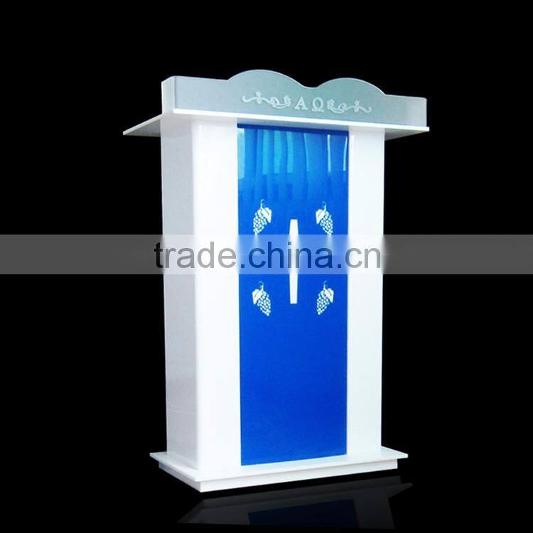 Contemporary modern acrylic church pulpit designs