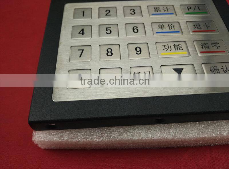 OEM/ODM metal keypad with frame