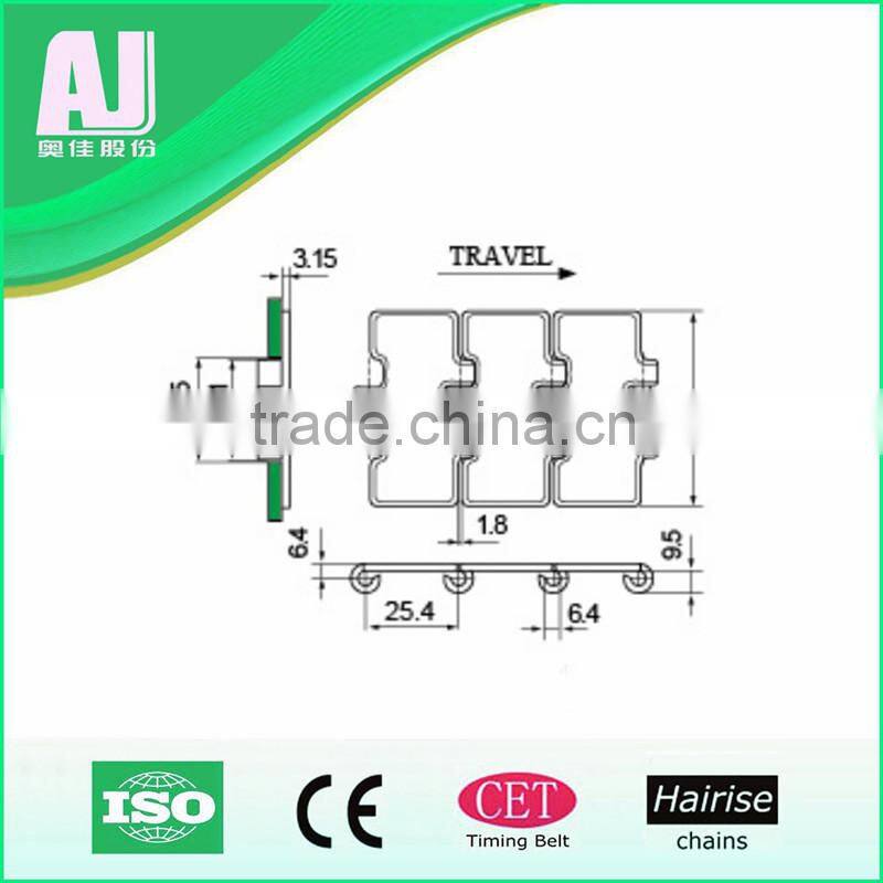 515 stainless steel chain flat top conveyor chain table top chain