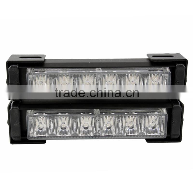 Super Quality Energy Saving High Bright 6SMD Led Bar Table car lamp 12 V led lights Amber Blue Led Strobe Light