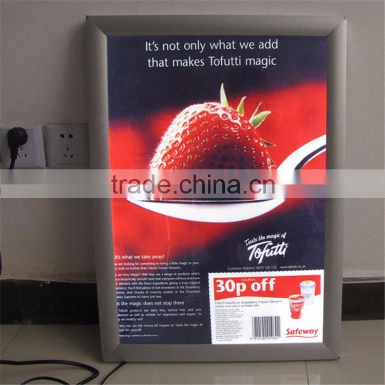 Edgelight AF19 light box clip type single side LED light box made in Shanghai OEM factory