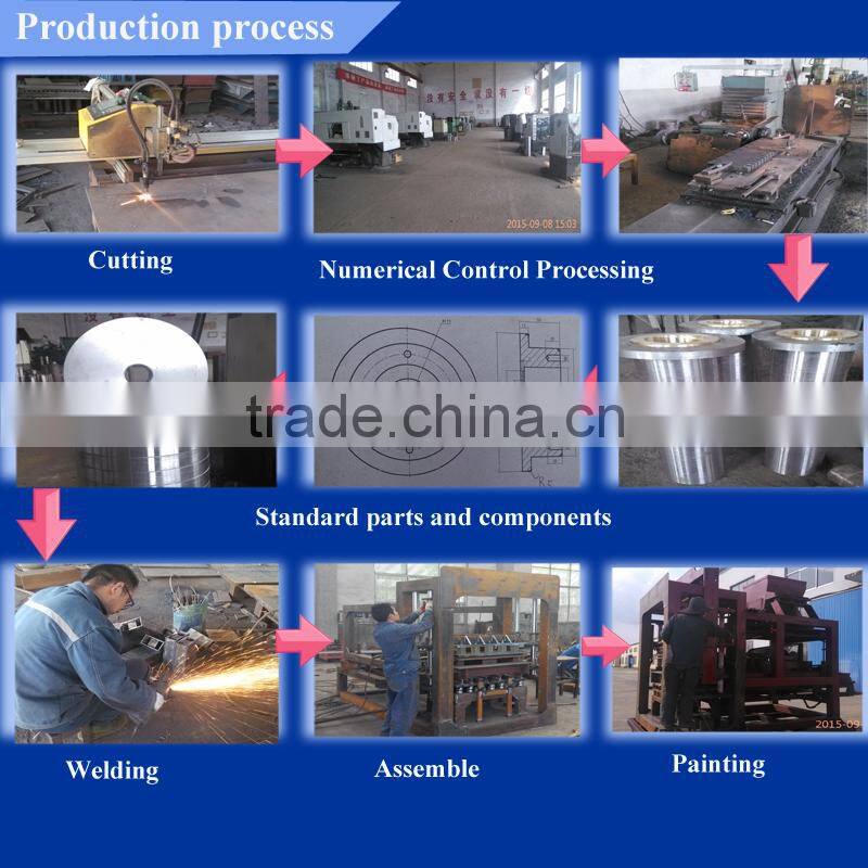 Hot Sell QTJ4-26C small semi concrete hollow block machine ethiopia