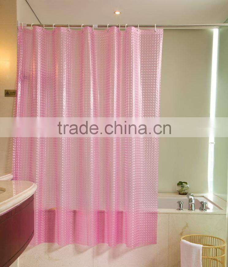 Aluminium bathroom shower curtain rod/Extension telescopic shower curtain pole