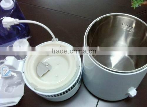 Portable 4L metal casting dental medical pure water distiller stainless steel internal
