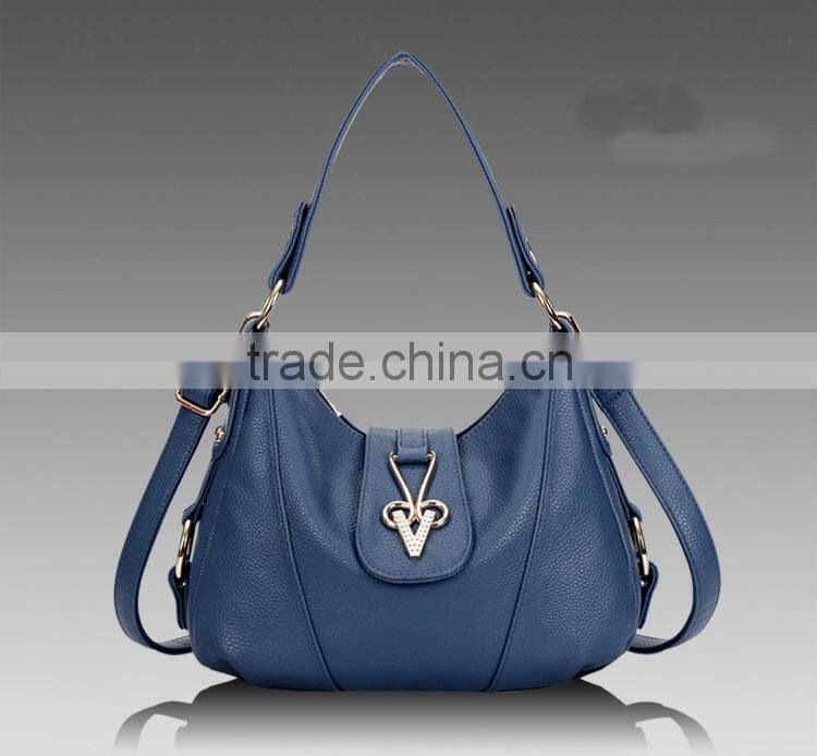2016 new model lady handbag shoulder bag genuine cowhide leather lady handbag clutch bag