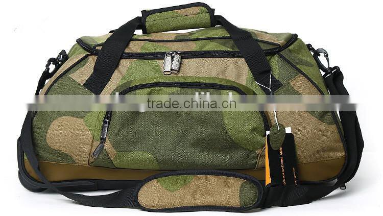 polyester boarding trolley case, camouflage, waterproof
