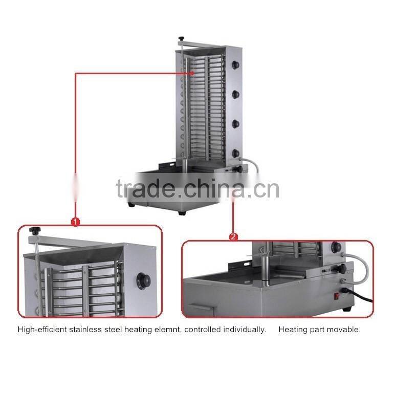 Middle East gas chicken shawarma machine best price for sale