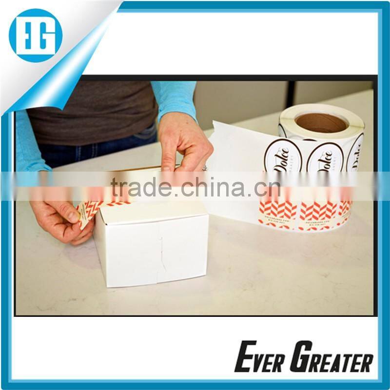 Clear Round Stickers,Diecut Label packaging label custom gift box sticker shoebox stickers