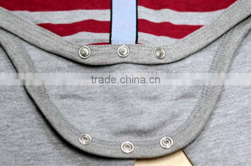 100% Cotton Newborn Elegant Baby Clothing Gift Set Red Pinstripe Suit Infant Boys Clothing "11"