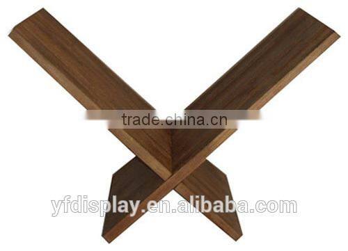 Hot Sell Wood Magazine and Book Display Holder wooden book holder