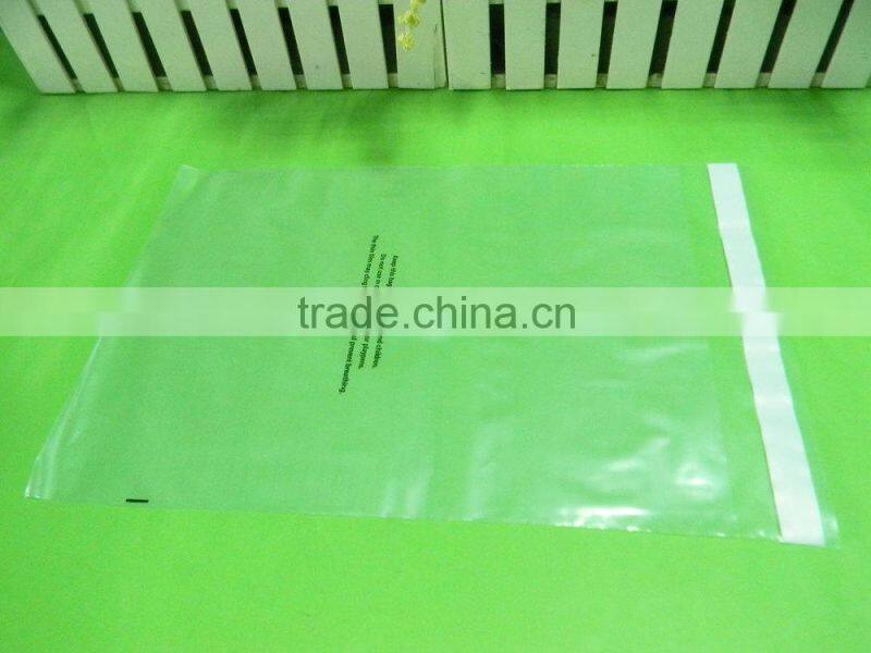 Top Level clear PE self adhesive plastic bags
