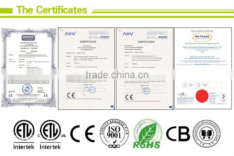 2000L Three Doors Stainless Steel Commercial Refrigerator in Hotel/Restaurant/Cafeteria Kitchen