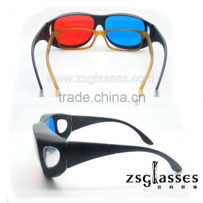 Cheap Promotional Free shipping 3D glasses for tv /DVD moive /film / game,red and blue 3d glasses,polarized 3d glasses