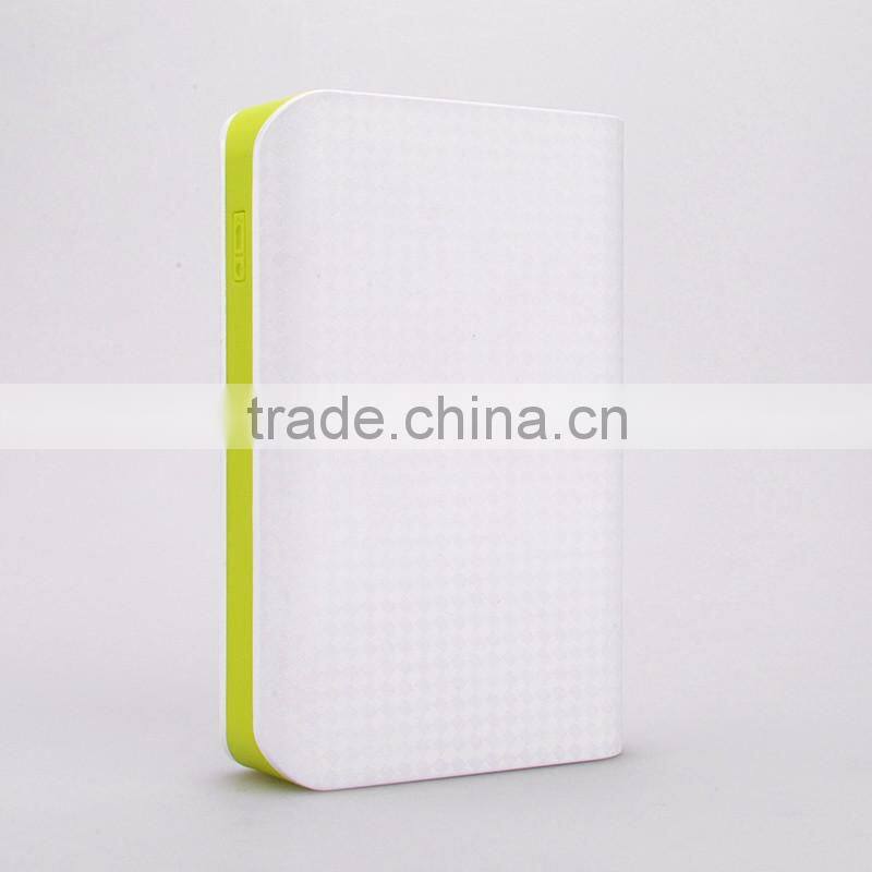 Promotional 6600mAh dual usb ports portable power bank for cellphones
