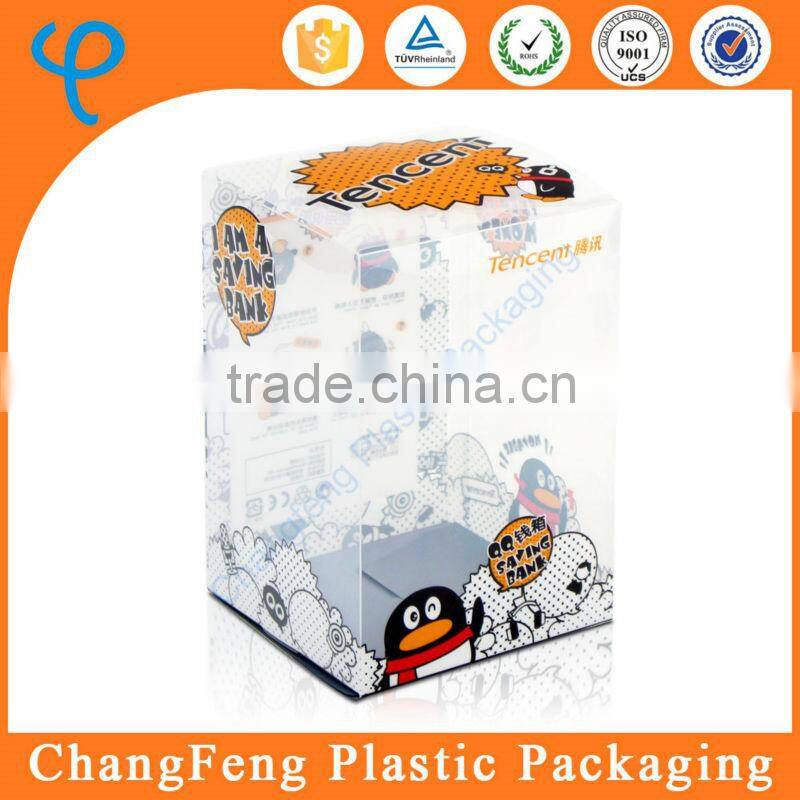 2016 Customized printing plastic money safe box