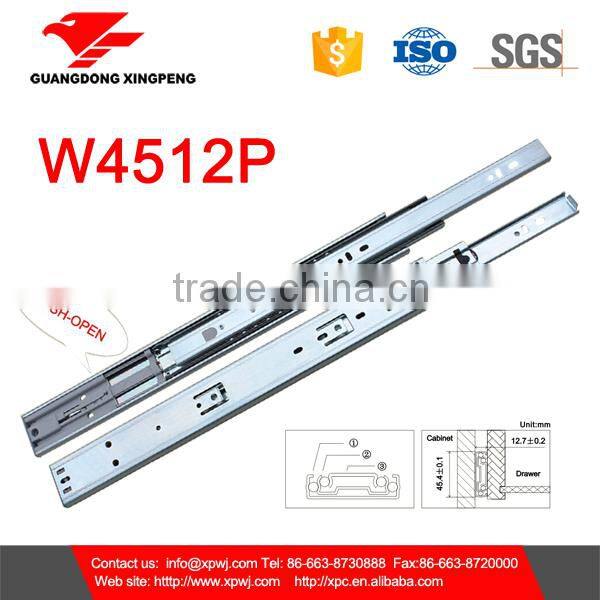 soft closing full extention ball bearing drawer slide system