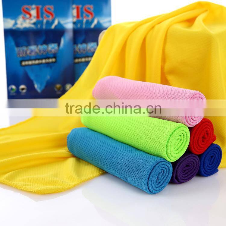 Summer Promotional polyester enduracool instant cooling towel