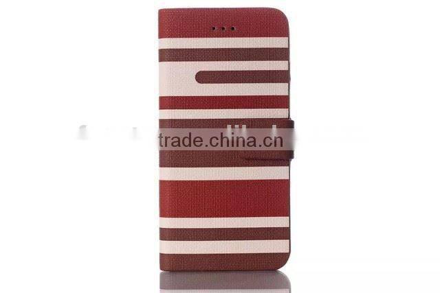 Hot Selling Classical Stripe for iphone 6 custom case F-IPHLC010