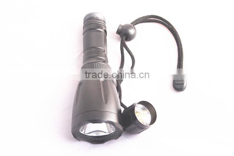 IP68 T6 LED Aluminium diving flashlight water proof electric torch
