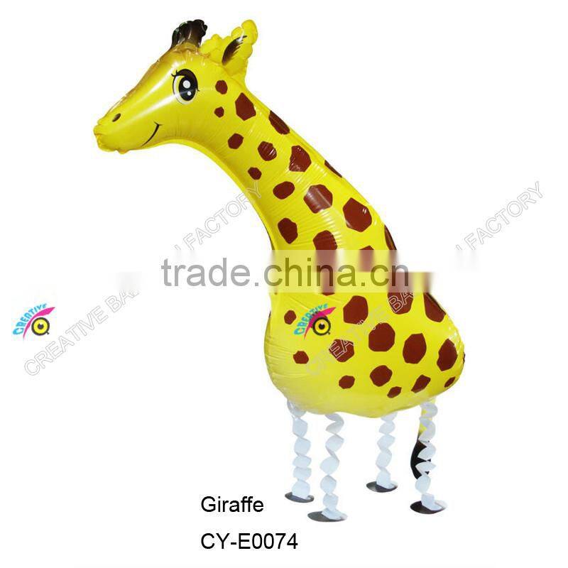 2015 wholesale animal shaped walking pet balloon helium walking pet balloon walking corgi balloon