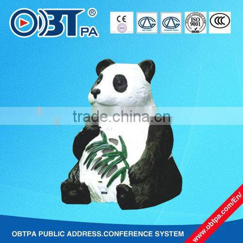 2015 Chinese Wholesale High Quality Panda/Animal Shaped Waterproof Coaxial Loudspeakers for Garden, Park