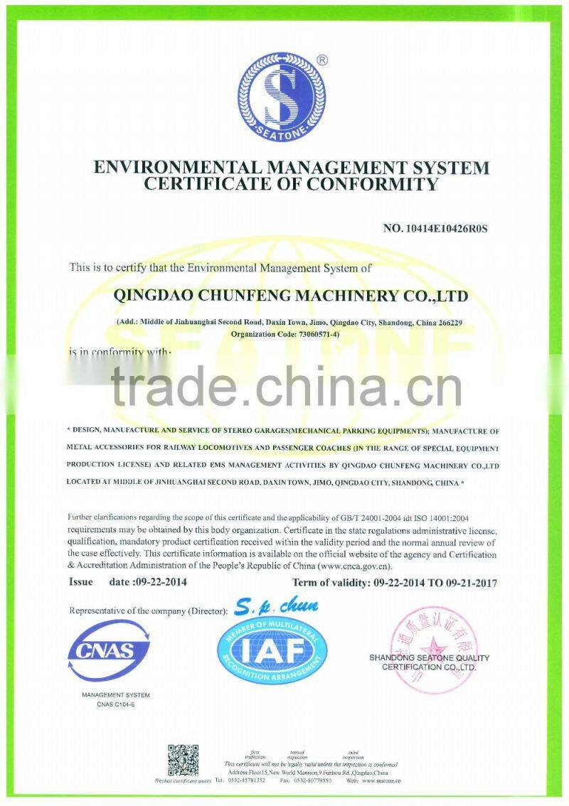 2000KGS Standard lifting capacity for sedans From 2Floor Model To 6Floor powder coating automated machine puzzle parking system