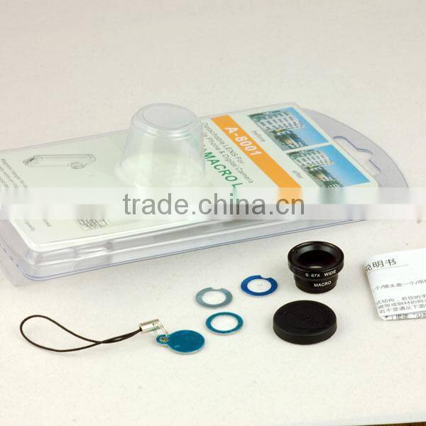 Best Gift Universal Magnetic 0.67X Wide Angle lenses Macro lenses camera lenses