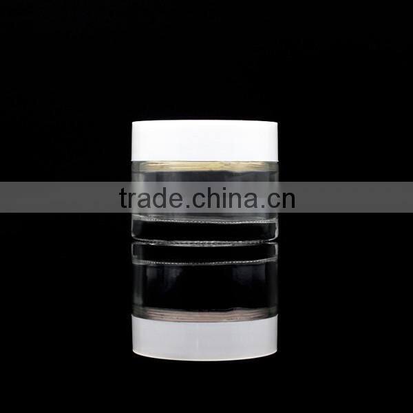 50g clear jar for facial mask with white lid