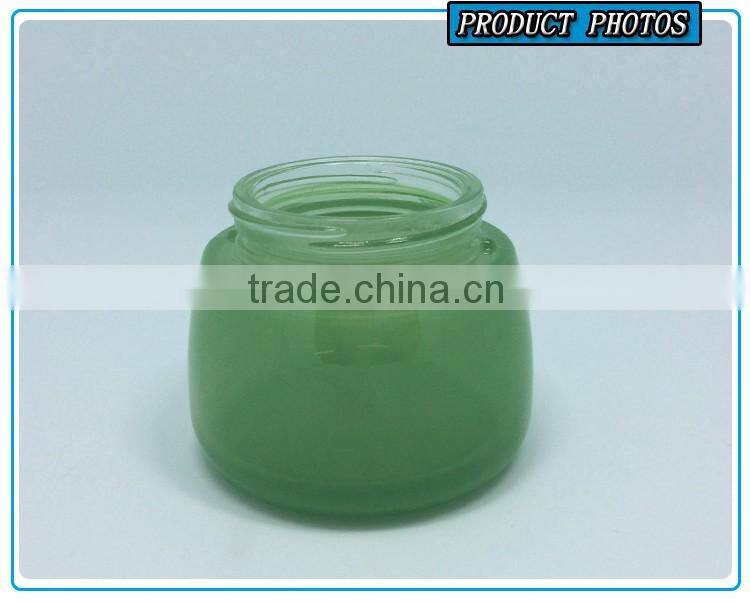 100g colored cosmetic glass jar