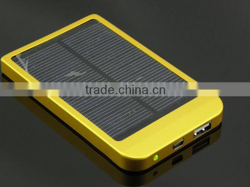 Mobile Accessories 2600mAh Solar Charger Power Bank Battery Charger For Mobile Phone/Digital Camera/ PC/MP3
