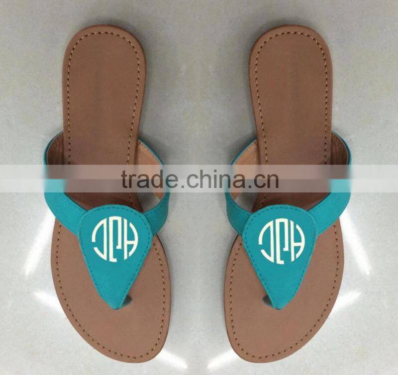 Monogrammed Sandals, Personalized Sandals, Summer Sandals,Brown Sandals
