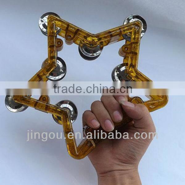 new product plastic tambourines for children