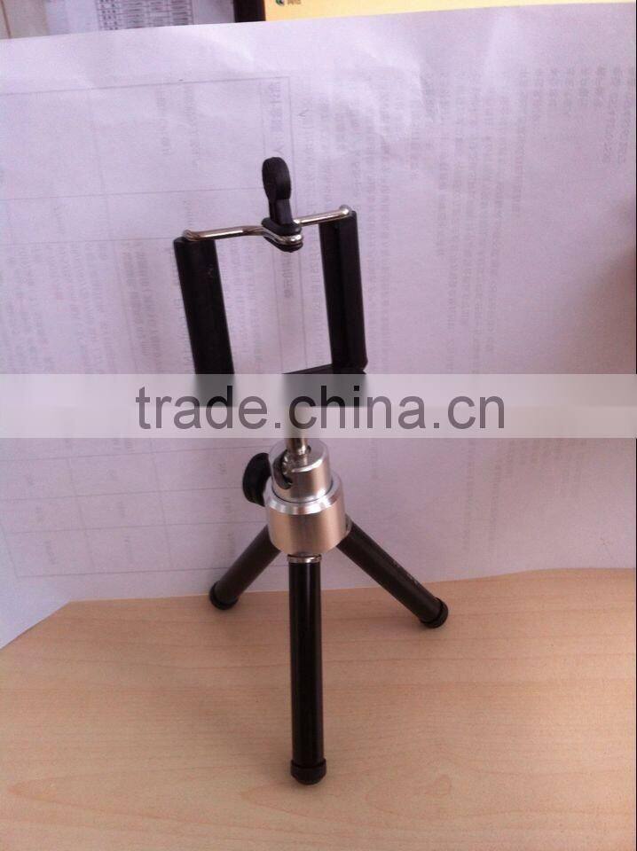 Black Metallic Flexible and Portable Tripod Stand Holder phone holder