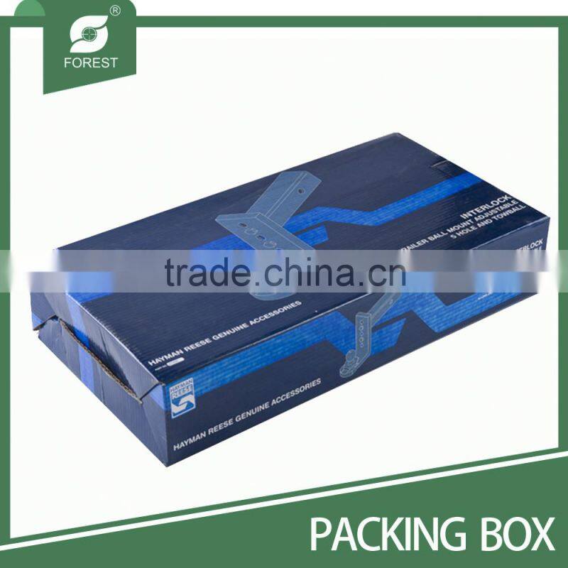 Locking Bottom Color Corrugated Packing Box