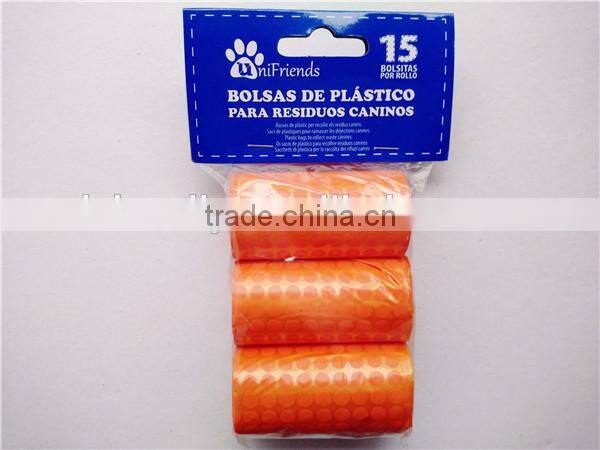 dog waste bag / dog poop bag / drawstring dog poop bag