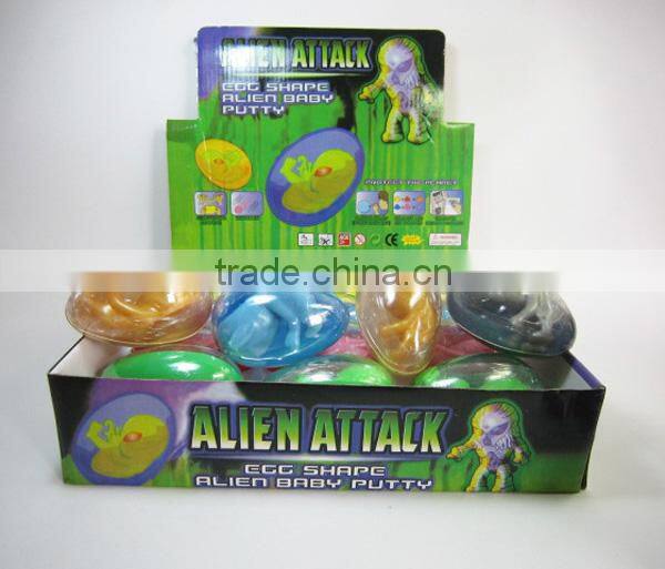 Funny alien crystal slime putty toy galaxy putty slime toy