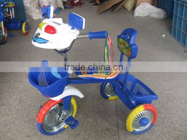 Children Colorful bicycles, small bright color tricycle