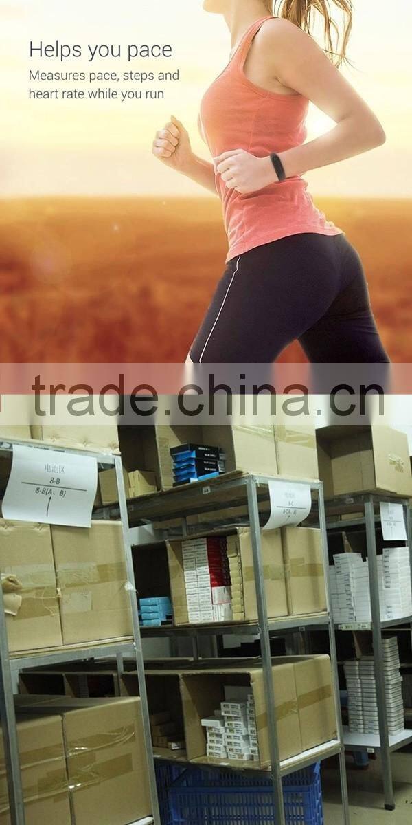 2016 New premium OLED Screen Original Xiaomi Mi Band 2 smart Wristband Heart Rate fitness Bracelet support whatsapp facebook