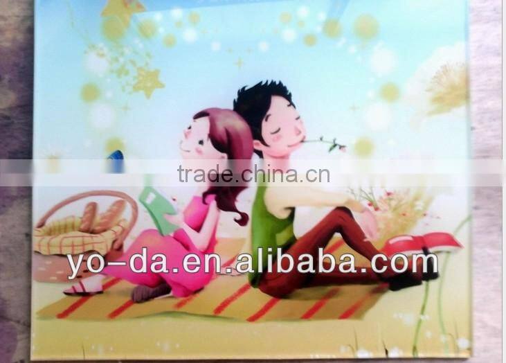 Self cleaning digital printed ceramic wall tile with high resolution