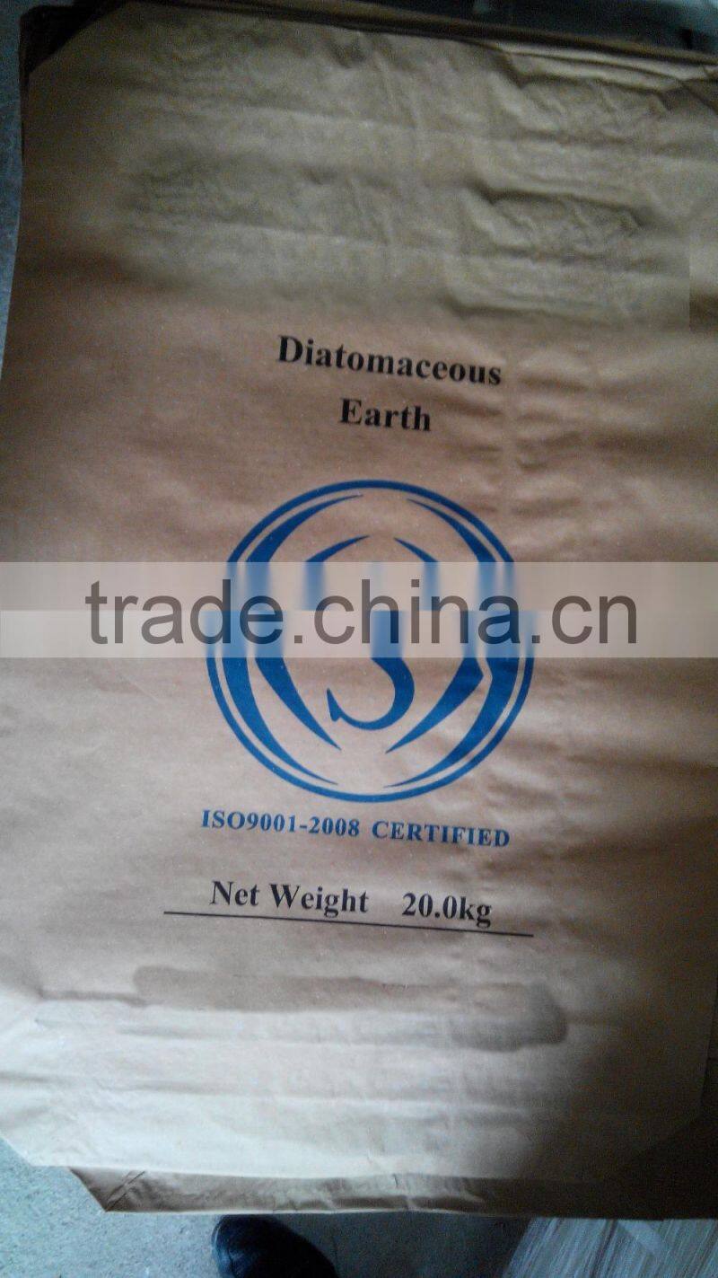 Diatomaceous earth aid for juice