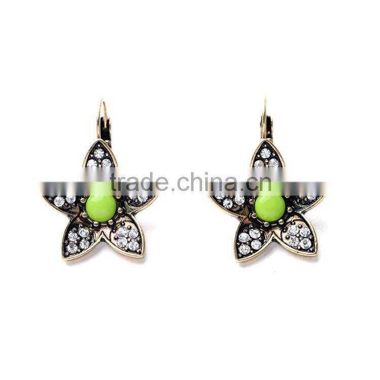 Simple Fashion Hot Sale Exquisite Elegant vintage star earrings, clover earrings, latest model fashion earrings